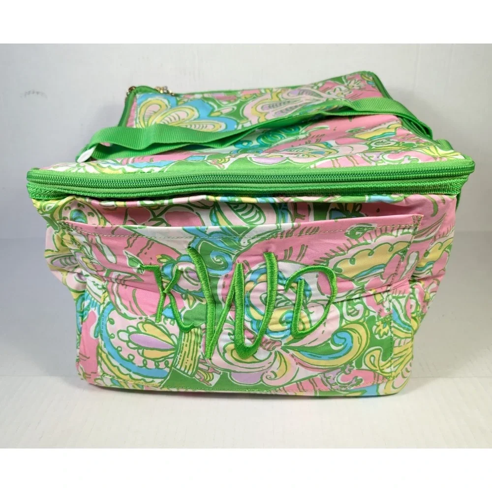 Lilly Pulitzer‎ Chin Chin Insulated Collapsible Cooler Bag NWT Monogrammed